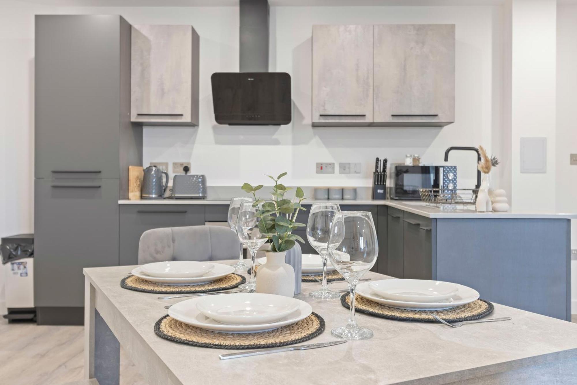 Apartment Elegant Flat - Sleeps 5 - Gym *